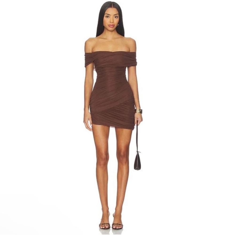 Lovers and Friends Ariela Brown dress